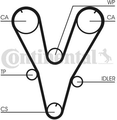 Timing Belt CT1085 - image 3