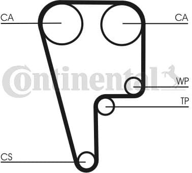 Timing Belt CT1006 - image 3