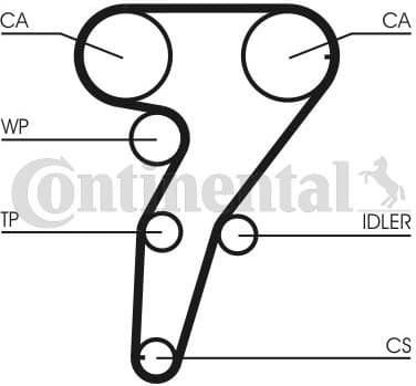 Timing Belt CT947 - image 3
