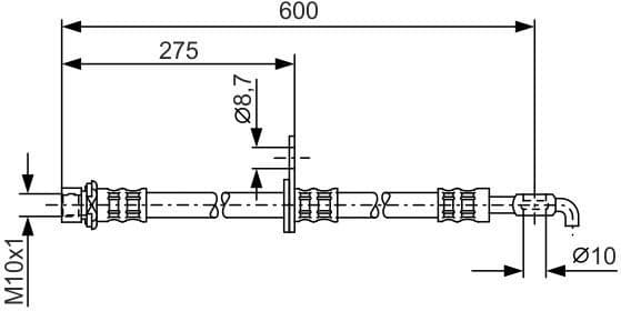 Brake Hose 1 987 476 229