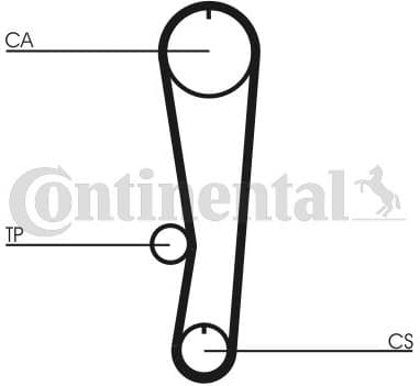 Timing Belt CT757 - image 3