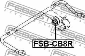 Mounting, stabiliser bar FSB-CB8R - image 2