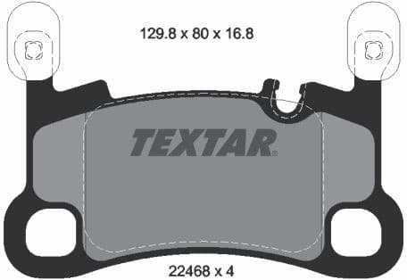 Brake Pad Set, disc brake Q+ 2246801