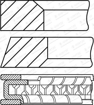 Piston Ring Set 08-373000-10