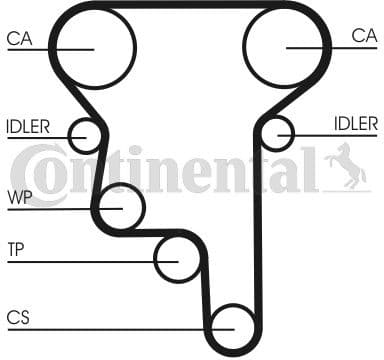 Timing Belt CT1023 - image 3