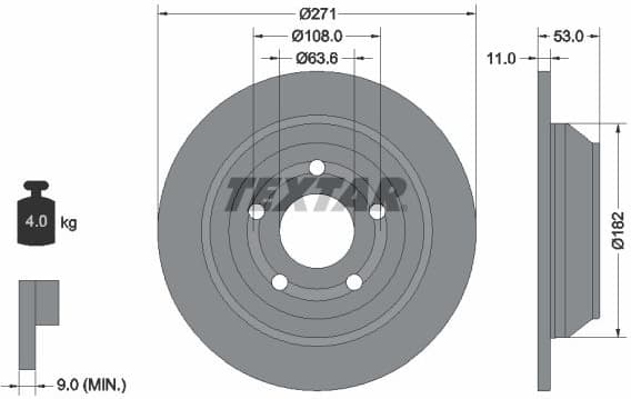 Brake Disc PRO 92327403