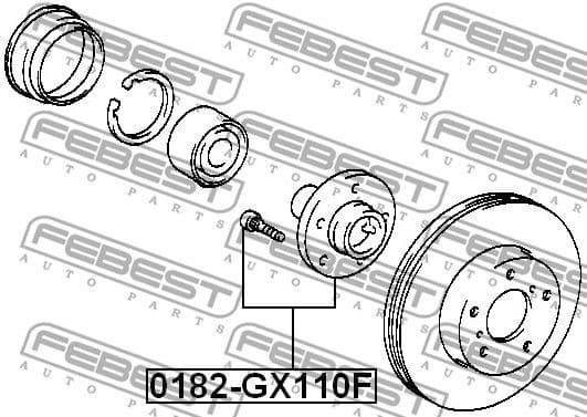 Wheel Hub 0182-GX110F