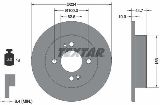 Brake Disc PRO 92291603