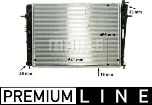 Radiator, engine cooling BEHR *** PREMIUM LINE *** CR 909 000P