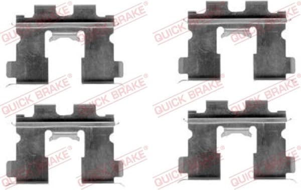 Accessory Kit, disc brake pad 109-1163