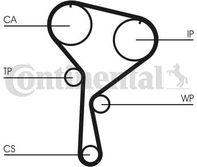 Timing Belt CT1035 - image 2