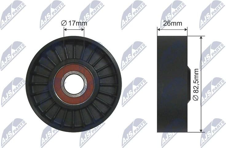 Tensioner Pulley, V-belt RNK-AU-031