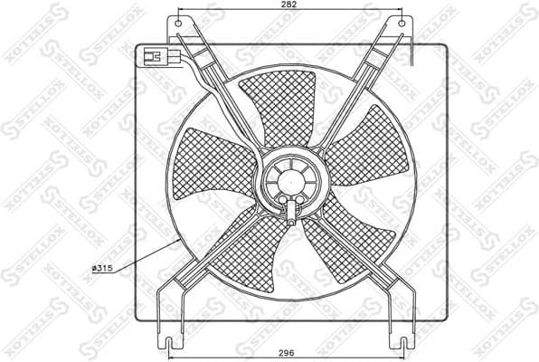 Fan, engine cooling 29-99255-SX