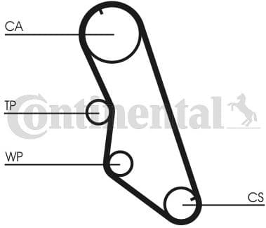 Timing Belt CT754 - image 3