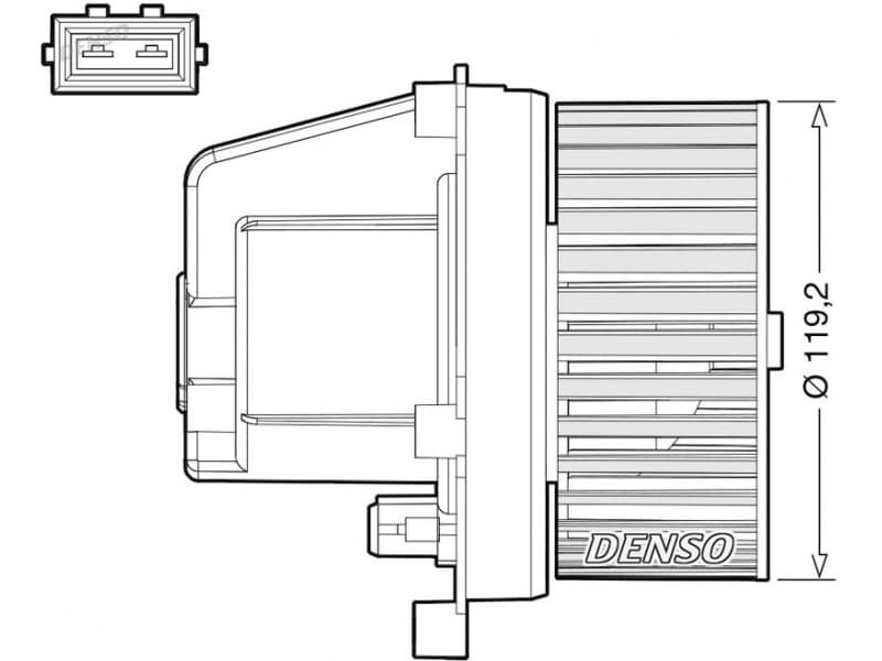 Interior Blower DEA33003