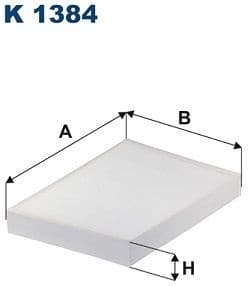 Filter, cabin air K 1384