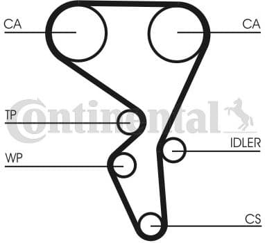 Water Pump & Timing Belt Kit CT1065WP1 - image 2