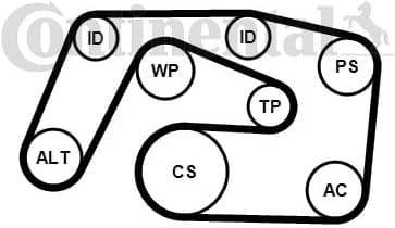V-ribbed Belt Set 6PK2271K1 - image 2
