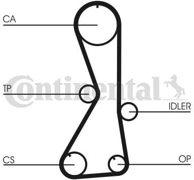 Timing Belt CT1016 - image 3