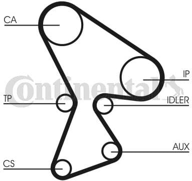 Timing Belt CT522 - image 3