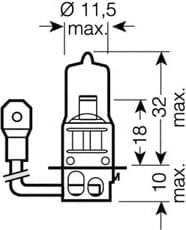 Osram Bulb H3 55W 12V PK22S FS1 - 64151 (OSRAM) - Autoera - image 5