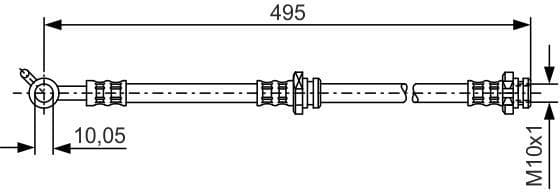 Brake Hose 1 987 476 399