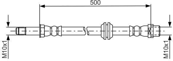 Brake Hose 1 987 481 676