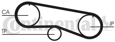 Timing Belt CT933 - image 3