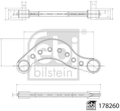 Control/Trailing Arm, wheel suspension 178260 - image 3
