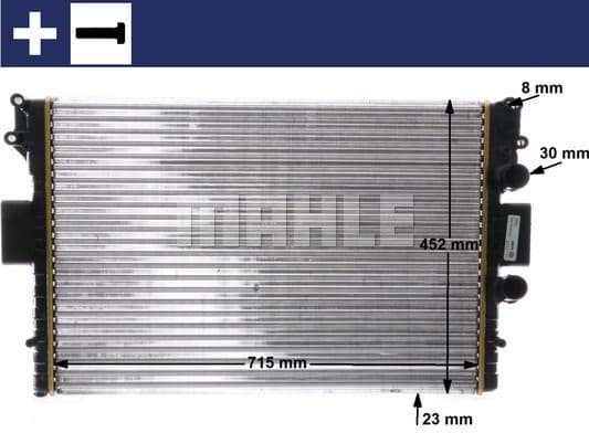 Radiator, engine cooling BEHR CR 2006 000S - image 8