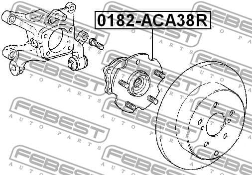 Wheel Hub 0182-ACA38R - image 2