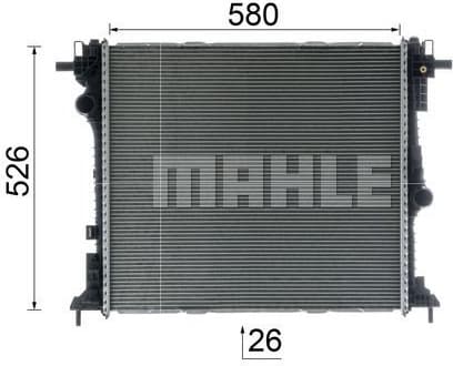 Radiator, engine cooling BEHR *** PREMIUM LINE *** CR 2587 000P - image 6