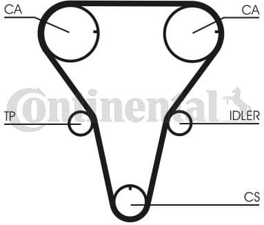 Timing Belt CT1047 - image 3