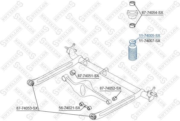 Rubber Buffer, suspension 11-74005-SX - image 2