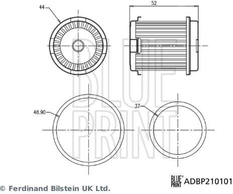 Hydraulic Filter, automatic transmission ADBP210101
