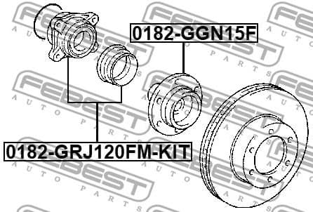 Wheel Hub 0182-GGN15F - image 2