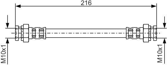 Brake Hose 1 987 476 529