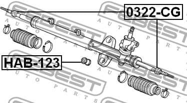Inner Tie Rod 0322-CG