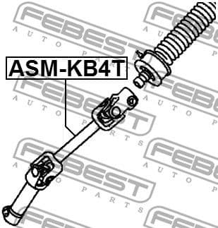Steering Shaft ASM-KB4T - image 2