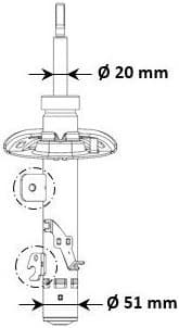 Shock Absorber Excel-G 3338058