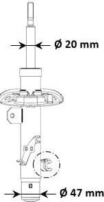 Shock Absorber Excel-G 3348099