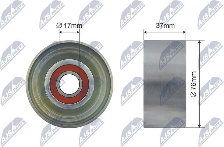 Tensioner Pulley, V-belt RNK-HD-005