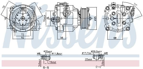 Compressor, air conditioning ** FIRST FIT ** 890806 - image 7