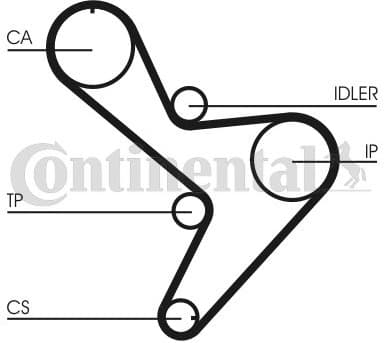 Timing Belt CT1034 - image 3