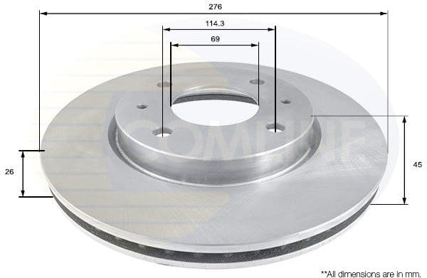 Brake discs kit front (2pcs) ADC0364V - image 3