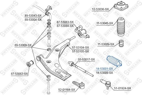 Bellow, steering 14-53001-SX - image 2