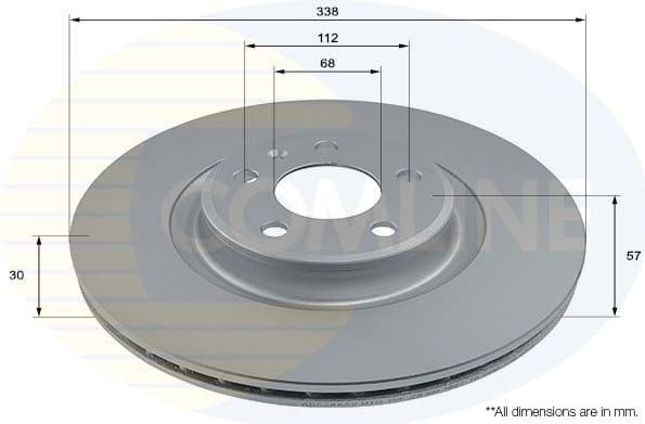 Brake Disc COATED ADC2863V - image 2