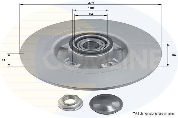 Brake disc with bearing ADC3008 - image 2