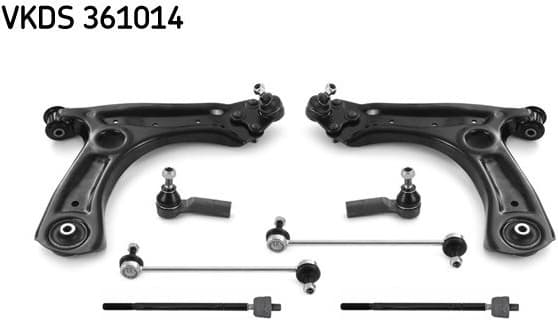 Control/Trailing Arm Kit, wheel suspension VKDS 361014