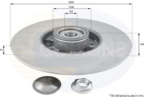 Brake disc with bearing ADC3016 - image 3